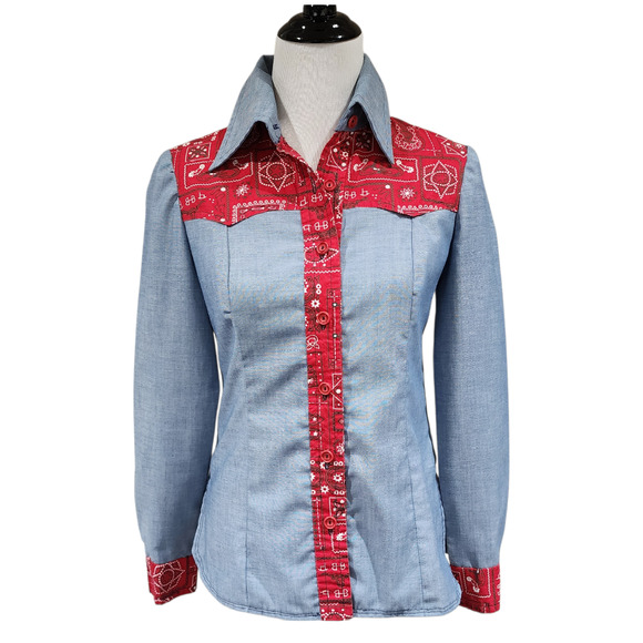 Vintage Tops - Vintage Shirt Western